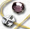 SWAROVSKI 53100 Rose Montee ss12 Amethyst